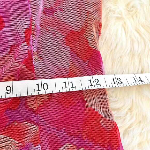 Ticci Tonetto Floral Barbie Bodycon Slip Dress Small - Picture 11 of 13